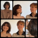Avec Lucie, ma partenaire coiffeuse!